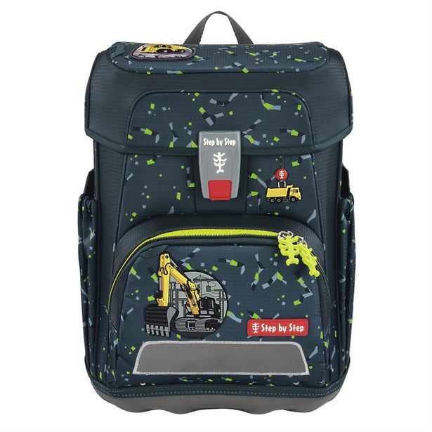 Školní aktovka Step by Step CLOUD, Bagger Rocco - 5 dílný set, AGR certifikát