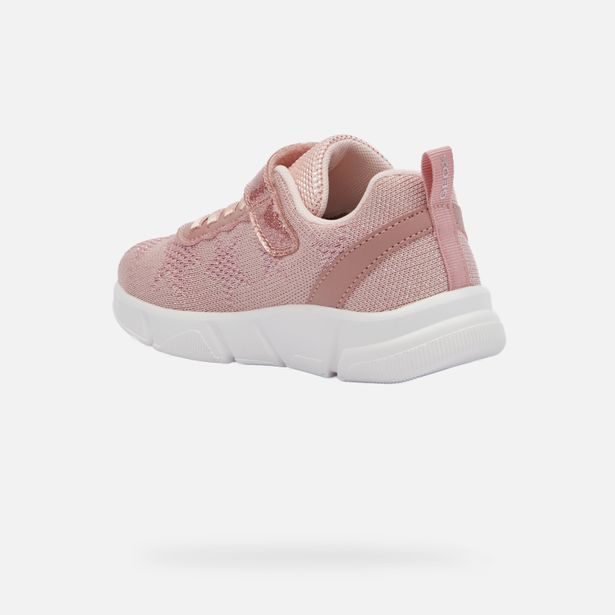 Růžové dívčí tenisky Geox Aril