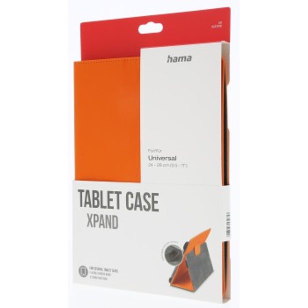 Hama Xpand, univerzální pouzdro pro tablet s uhlopříčkou 24-28 cm (9,5-11"), oranžové