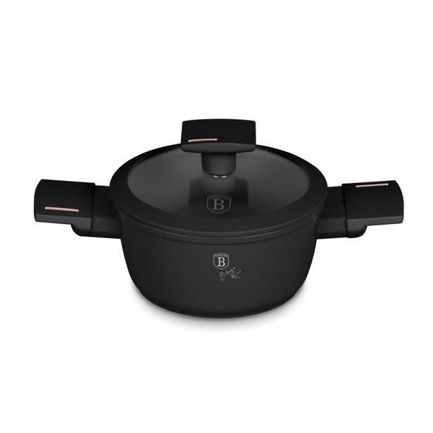 BERLINGERHAUS Kastrol s titanovým povrchem a poklicí pro děti 14 cm Monaco Collection BH-8285