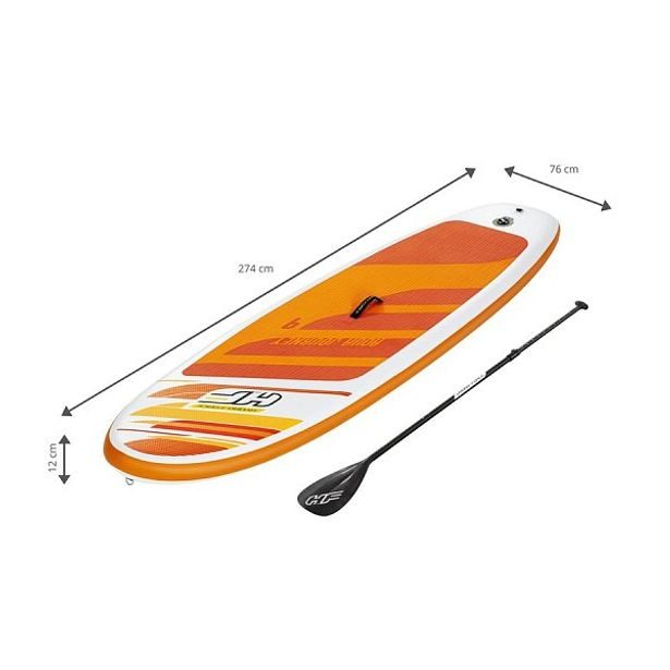 Bestway Paddle Board Aqua Journey Set, 2,74m x 76cm x 12cm