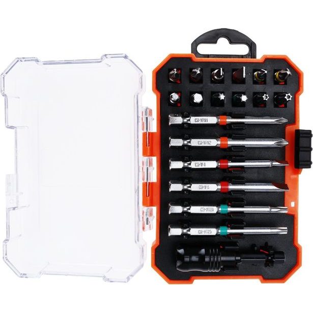 FX TOOLS Sada bitů 19 ks Torx, Hex, PZ, PH, S HARDEN KO-CY5953050