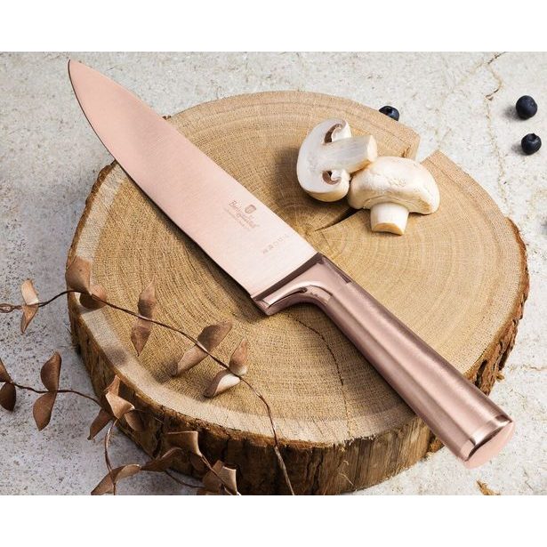 BERLINGERHAUS Sada nožů se stojanem z akátového dřeva 6 ks Taupe Collection BH-3126