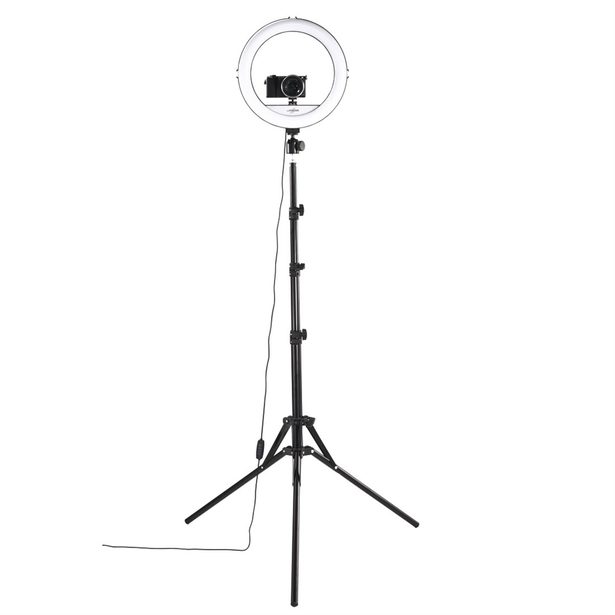 uRage LED kruhové světlo Streamlight 900 se stativem