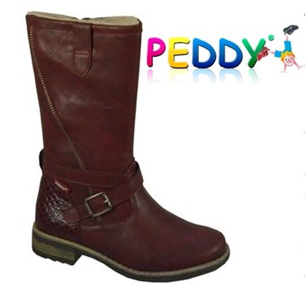 Dětské boty Peddy PX-533-35-05 vínová