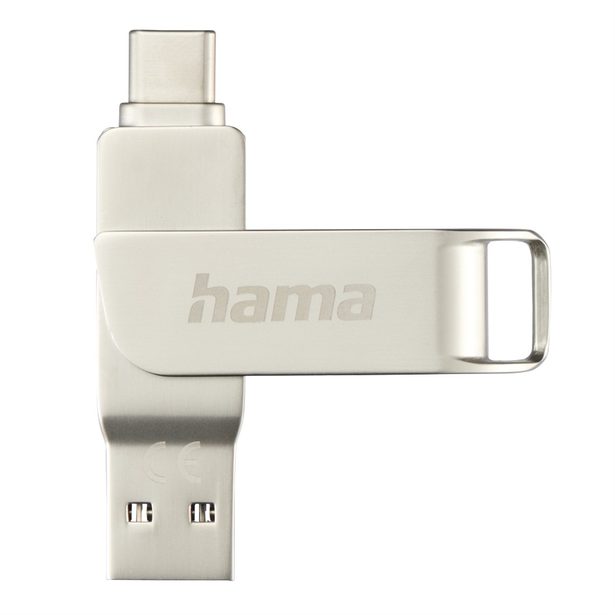 Hama USB flash disk C-Rotate Pro, USB-C 3.1, 64 GB, 70 MB/s