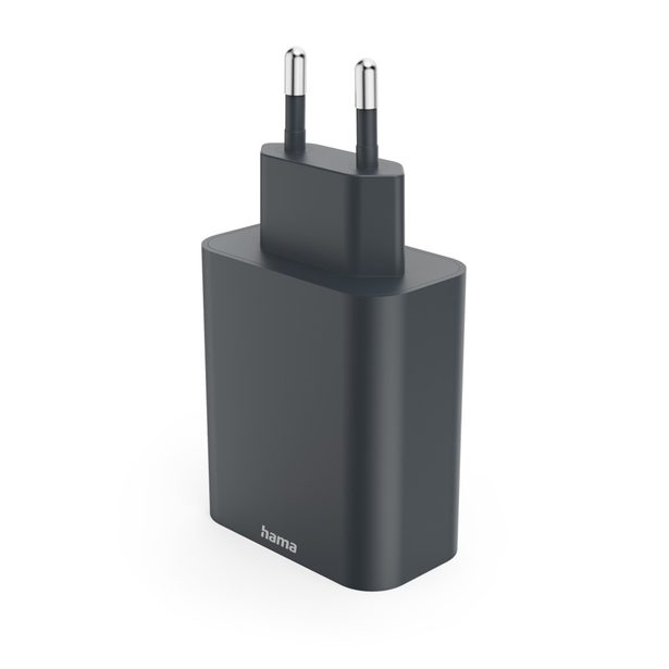Hama rychlá USB nabíječka 2x USB-C + USB-A, PD/QC, 65 W, Ecosential