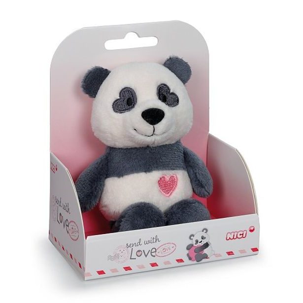 NICI NICI plyš Panda Love 12cm, v dárkové krabičce