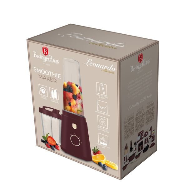 BERLINGERHAUS Mixér smoothie maker s lahví Leonardo Collection BH-9877