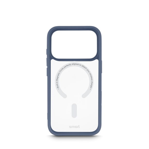 Hama Frame Protect, kryt pro Apple iPhone 17 Pro, magnetický, průhledný/modrý
