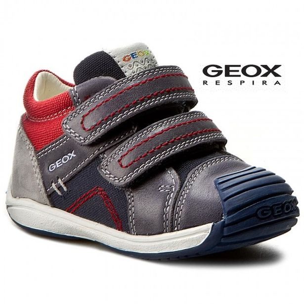 Dětské boty GEOX B TOLEDO B. NAVY/RED