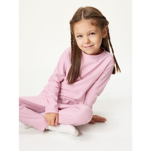 Dětské termo legíny, Růžová
