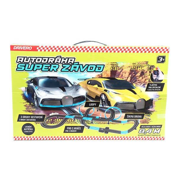 DRIVERO Autodráha 8,4m Velký závod