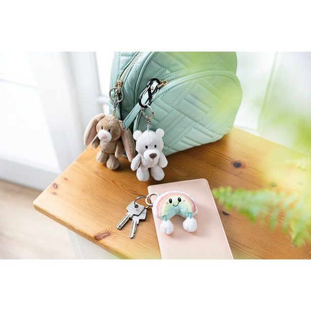 NICI NICI klíčenka Medvěd Finni 10cm, GREEN