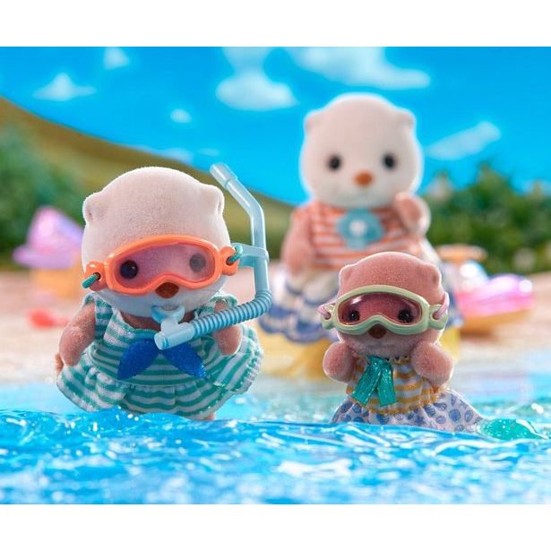 Sylvanian family Vydří sestry na dovolené u moře