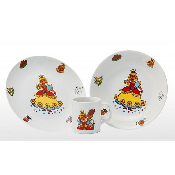 soupr. 3díl. PRINCEZNA, děts.jídel.,český porc.