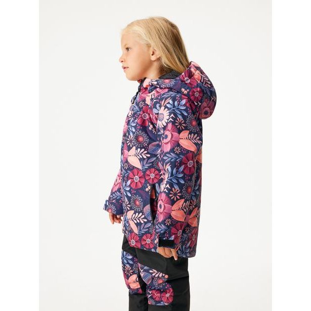 Unuo Dětská zimní bunda Polar, Kouzelné květiny