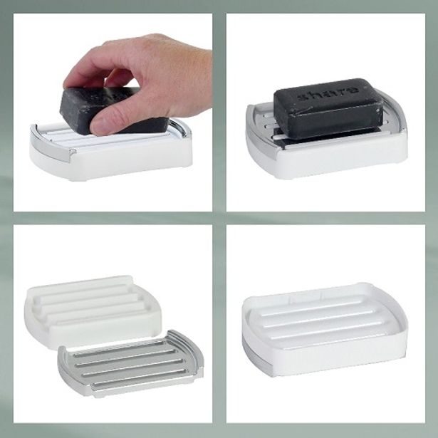 KELA Miska na mýdlo MARTA plast bílá KL-24190