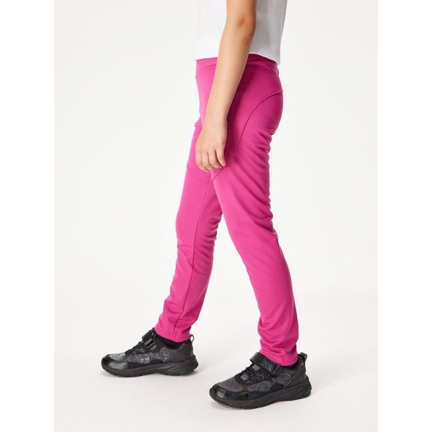 Unuo Dětské softshellové kalhoty s fleecem pružné Sporty, Fuchsiová