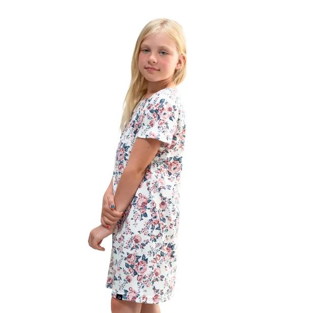 ESITO Dívčí noční košile Kouzelná Růže - slonová kost