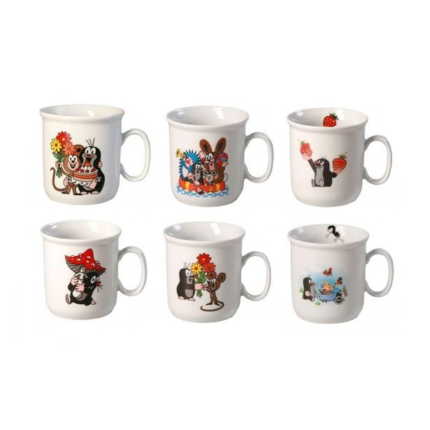 hrnek 220ml KRTEK MIX dětský,GASTON,čs.porc.