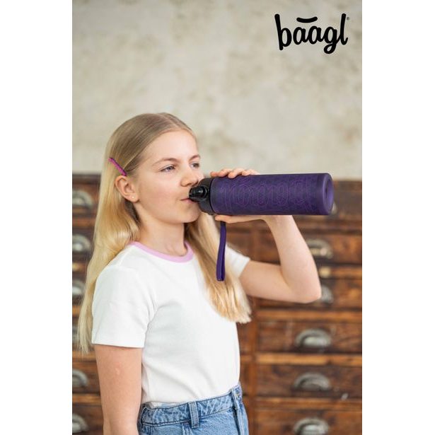 BAAGL Tritanová láhev na pití Plum, 700 ml
