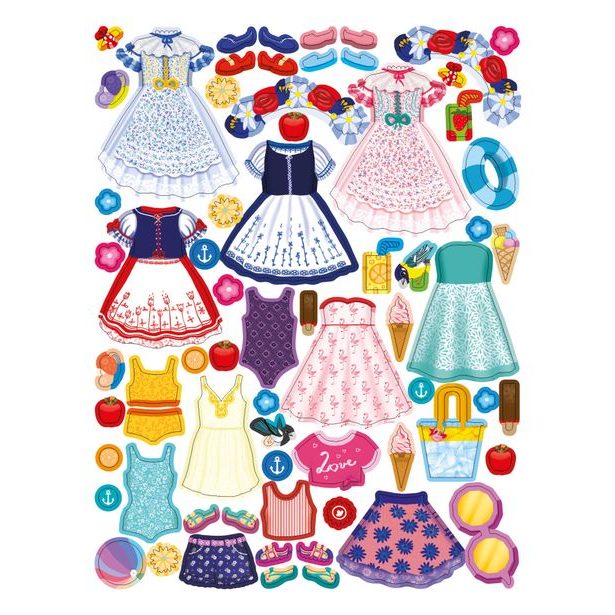 Šaty pre TEREZKU ─ Kniha samolepiek