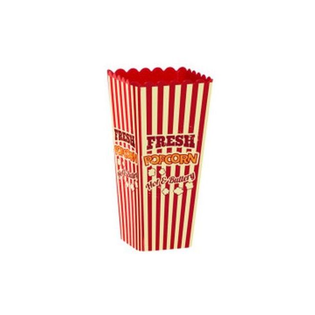 box 1,30l POPCORN, červený, plast