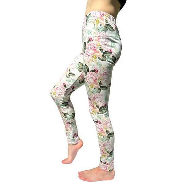 Legíny Lily Grey - Světlé růže