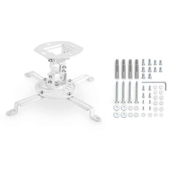 Hama stropní držák projektoru, kloubový, bílý