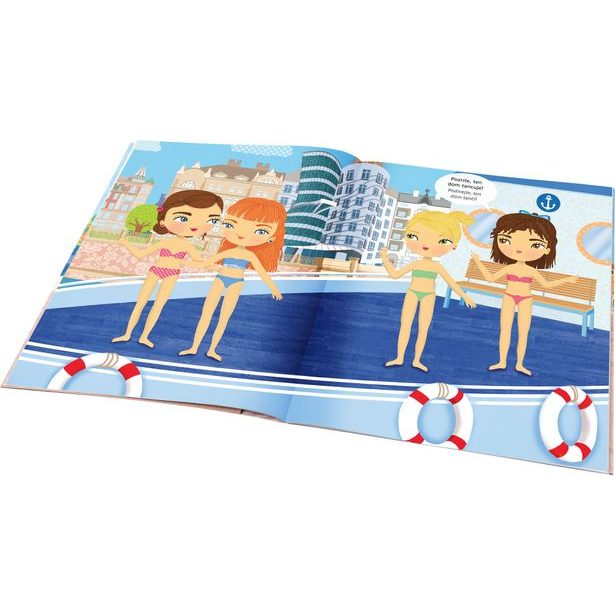 Šaty pre TEREZKU ─ Kniha samolepiek