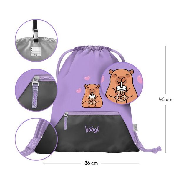 BAAGL Sáček s kapsou Kapybara