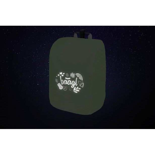 BAAGL Pláštěnka na školní aktovku reflexní Baagl