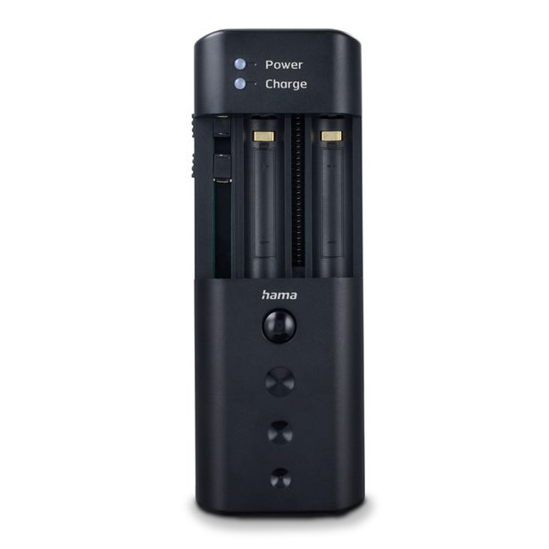 Hama univerzální nabíječka Delta Travel pro Li-Ion, AA/AAA, USB-C