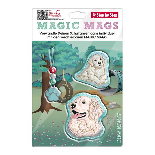 Doplňková sada obrázků MAGIC MAGS Dog Basty k aktovkám GRADE, SPACE, CLOUD, 2IN1 a KID