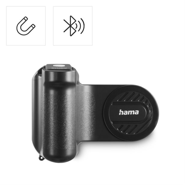 Hama MagGrip, kamerová rukojeť pro mobil, magnetická, dálková spoušť, závit 1/4"