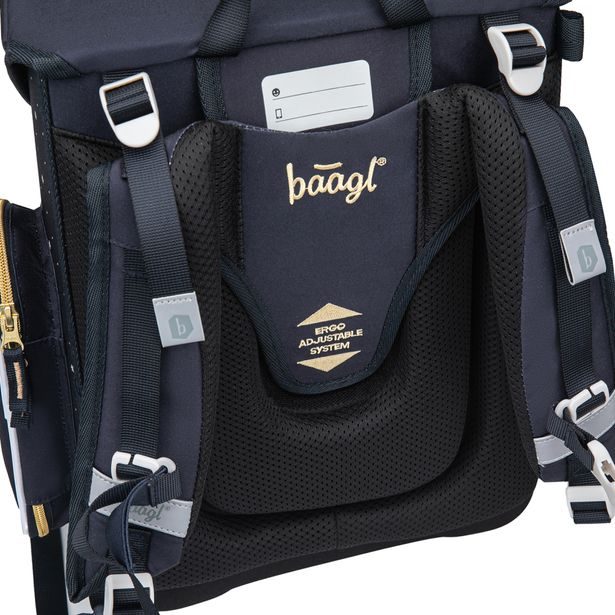 BAAGL Školní aktovka Ergo Unicorn Gold