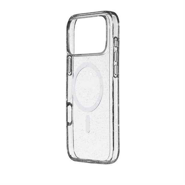 White Diamonds Mag Glitter, kryt pro Apple iPhone 17 Pro Max, magnetický, průhledný s třpytkami