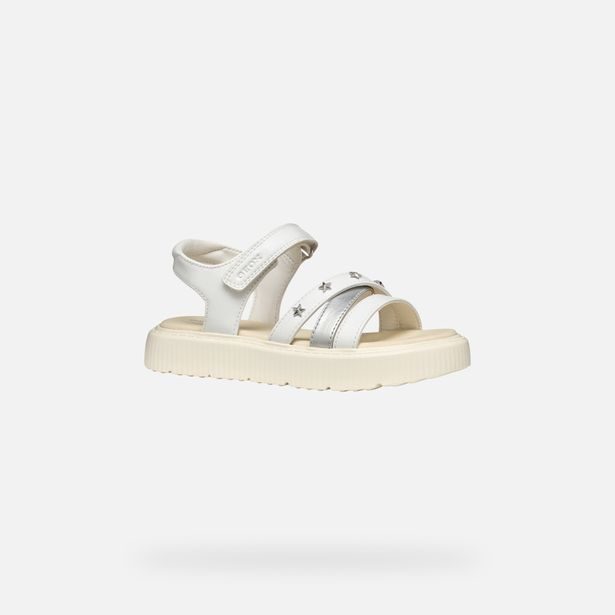 Bílé dívčí sandály Geox Sandal Kodette Gir