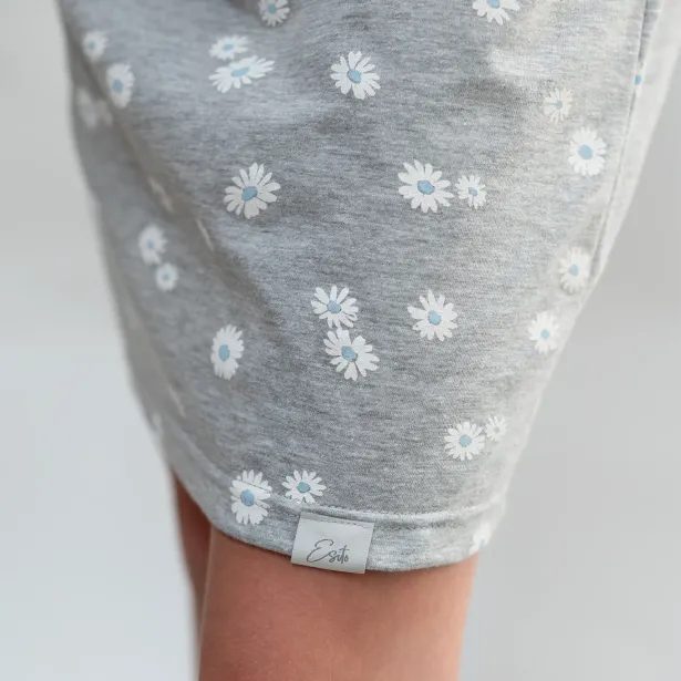 ESITO Dívčí noční košile Království sedmikrásek - šedá