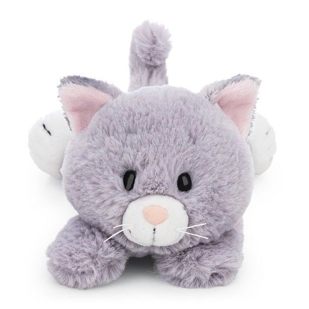 NICI NICI plyš Kočka šedá 20cm, ležící GREEN