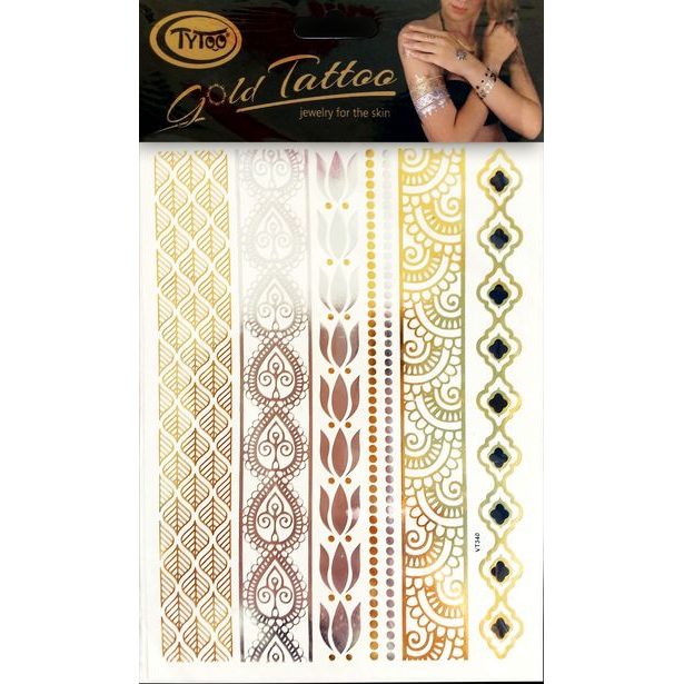 TyToo Zlaté tetování - náramky