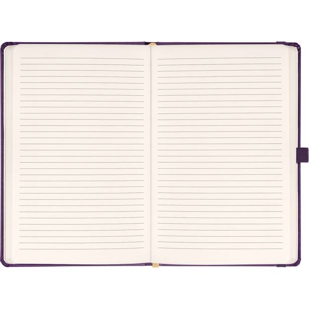 NOTIQUE Notes Aprint Neo, fialový, linkovaný, 15 x 21 cm