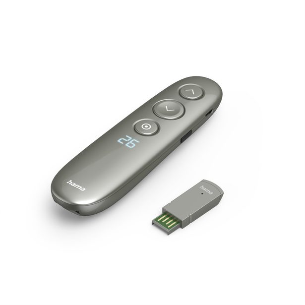 Hama bezdrátový virtuální prezentér Spot-Pointer V2, software, micro SD karta