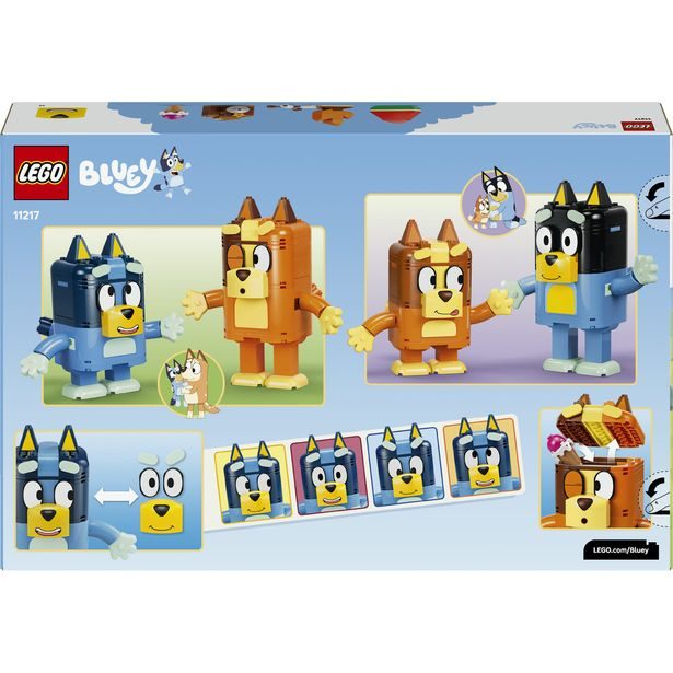 Bluey a její rodinka z kostek