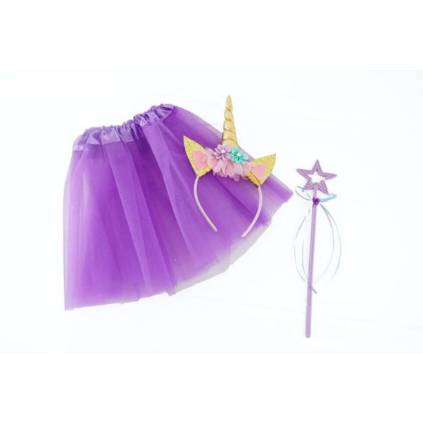 Sukýnka s čelenkou jednorožec