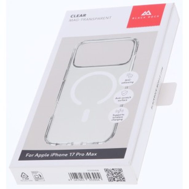 Black Rock Mag Clear Case, kryt pro Apple iPhone 17 Pro Max, magnetický, průhledný