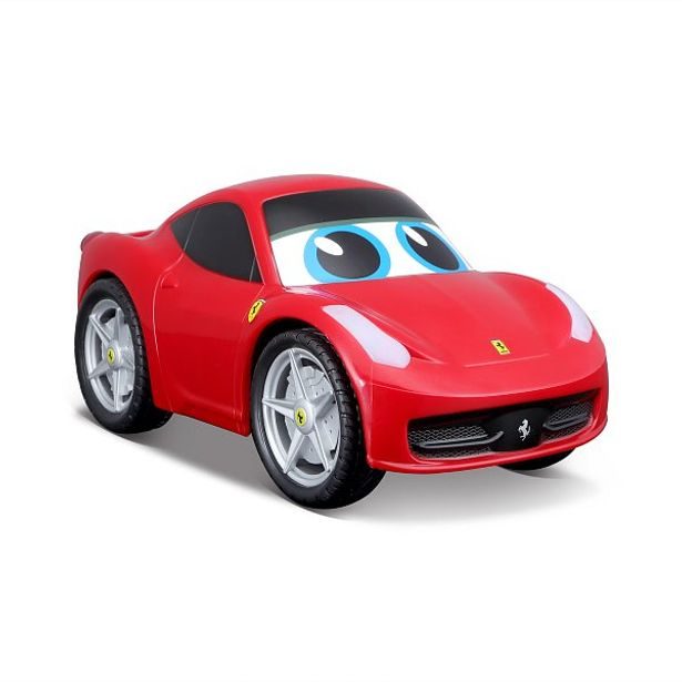 Maisto - BJUNIOR BB Junior RC - Ferrari 458 Italia se světly a zvuky, dálkový ovladač volant, červená, 27MHz