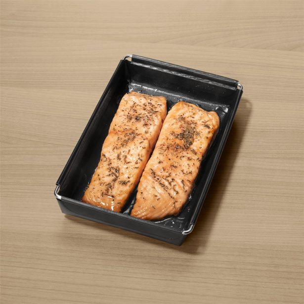 Xavax forma/plech do horkovzdušné fritézy, nepřilnavý povrch, 12,5x20x3 cm, černá