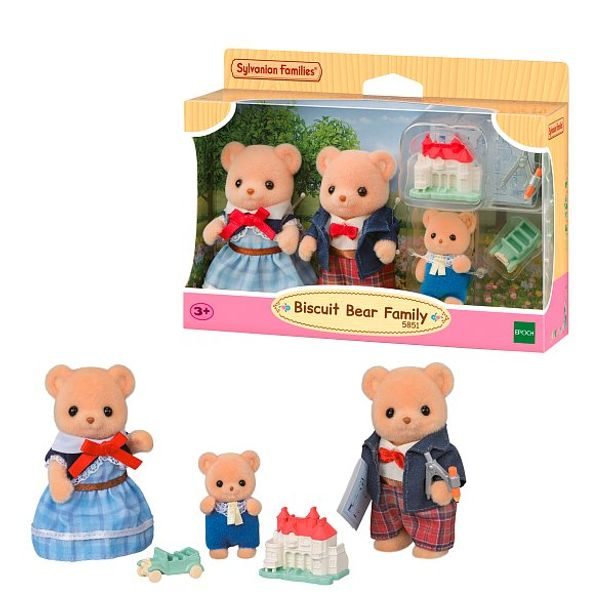 Sylvanian family Rodina sušenkových medvídků